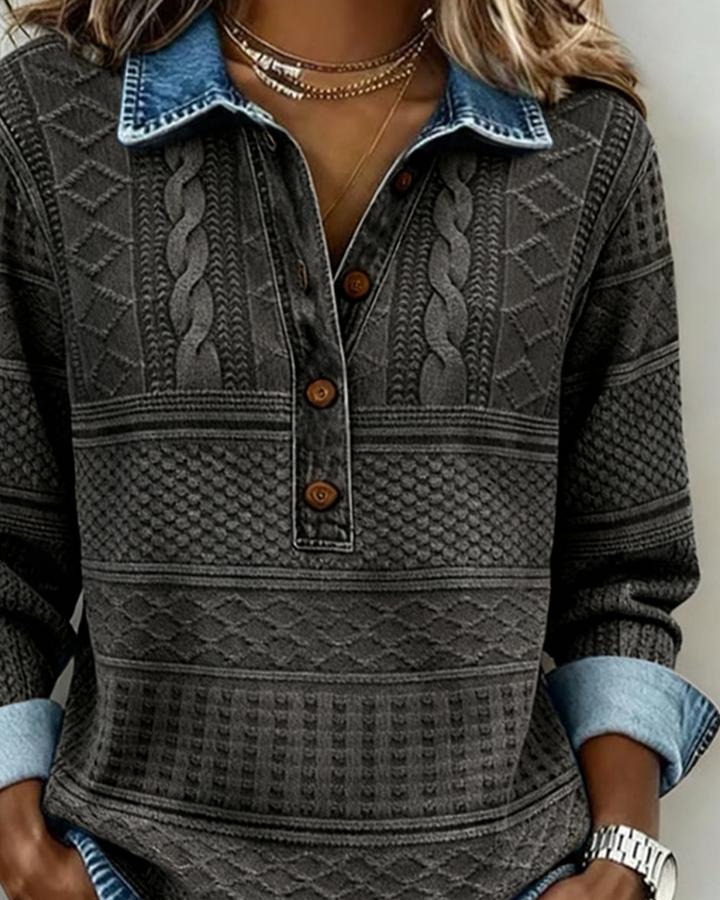 Olivia Mae™ | Relaxed Half-Breasted Jumper