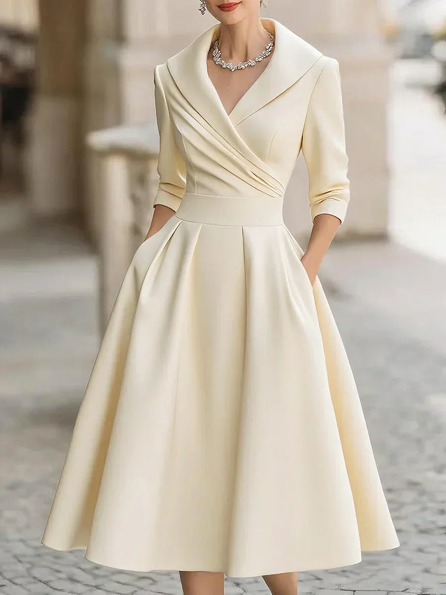Olivia Mae™ | Elegant Satin Dress