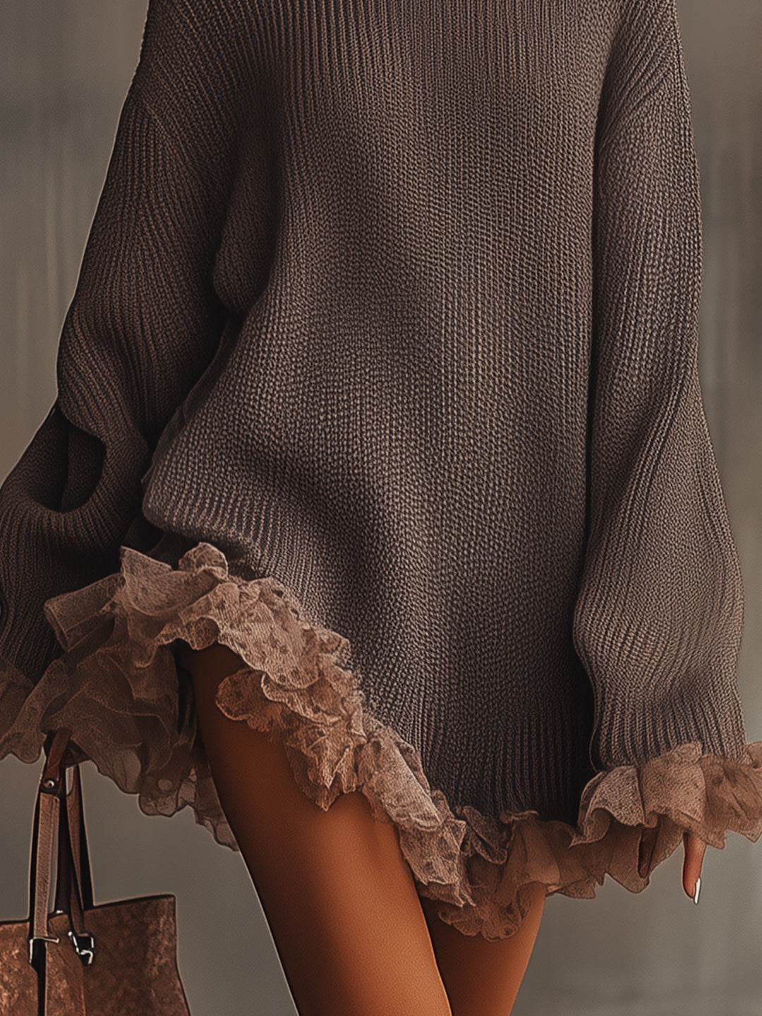Olivia Mae™ | Ruffled Knit Dress