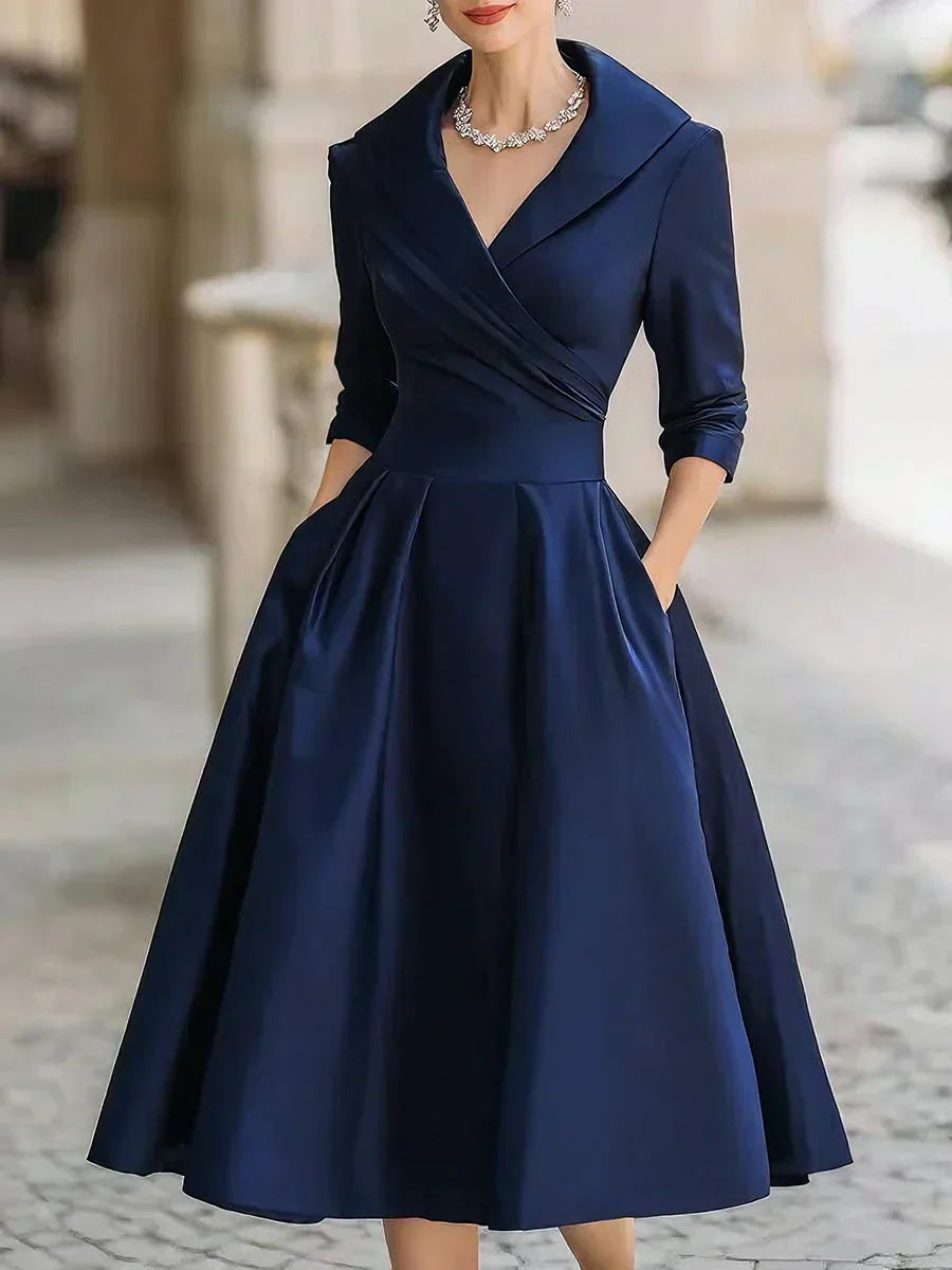 Olivia Mae™ | Elegant Satin Dress