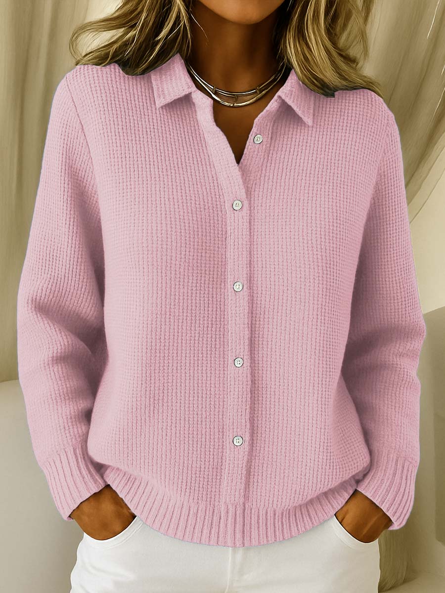 Olivia Mae™ | Classic Knit Button Cardigan