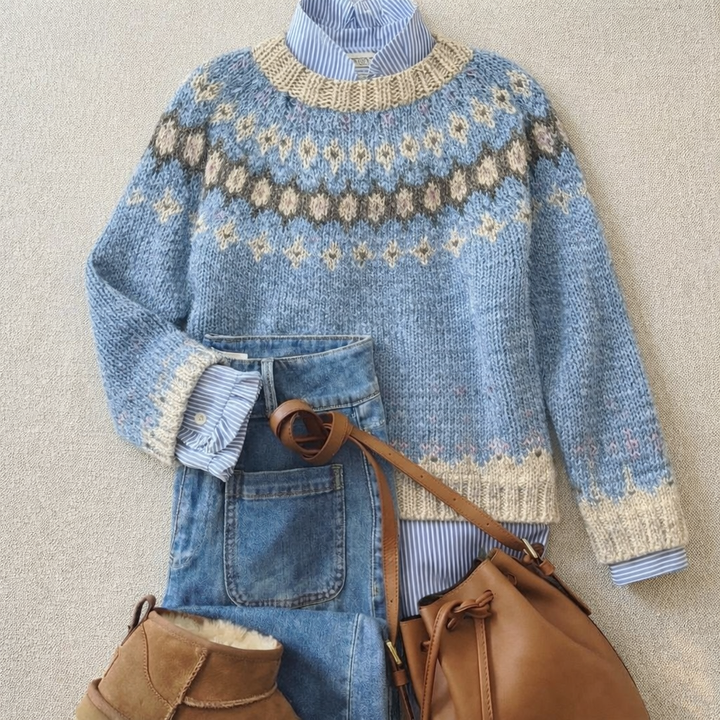 Ava | Heritage Nordic Knit Sweater