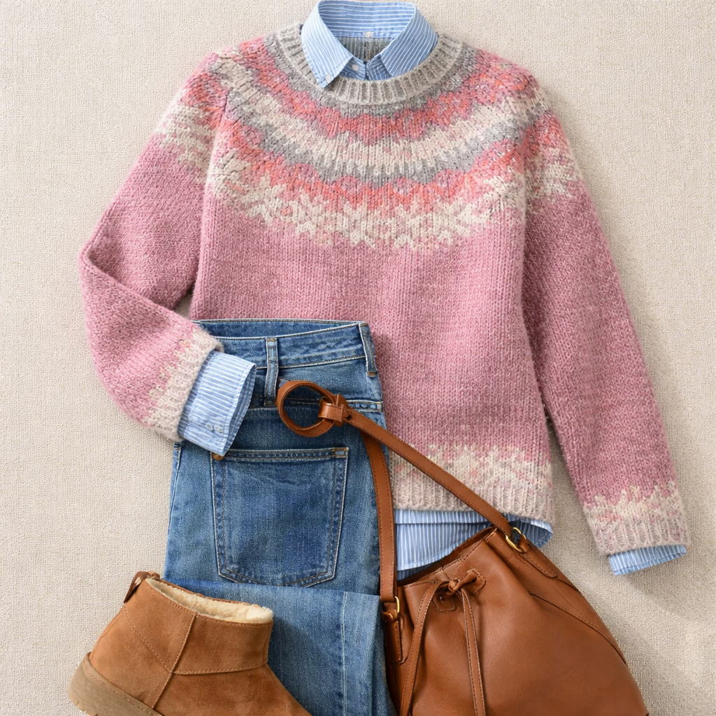 Ava | Heritage Nordic Knit Sweater