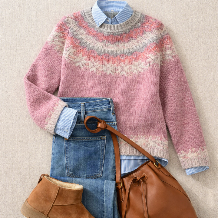 Ava | Heritage Nordic Knit Sweater
