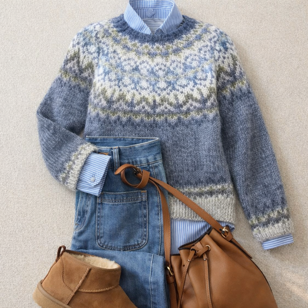 Ava | Heritage Nordic Knit Sweater