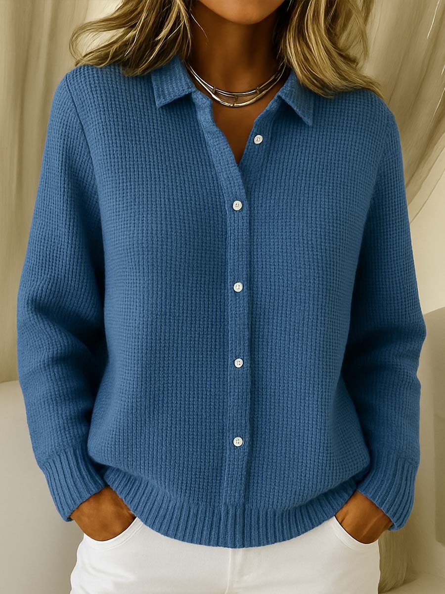 Olivia Mae™ | Classic Knit Button Cardigan