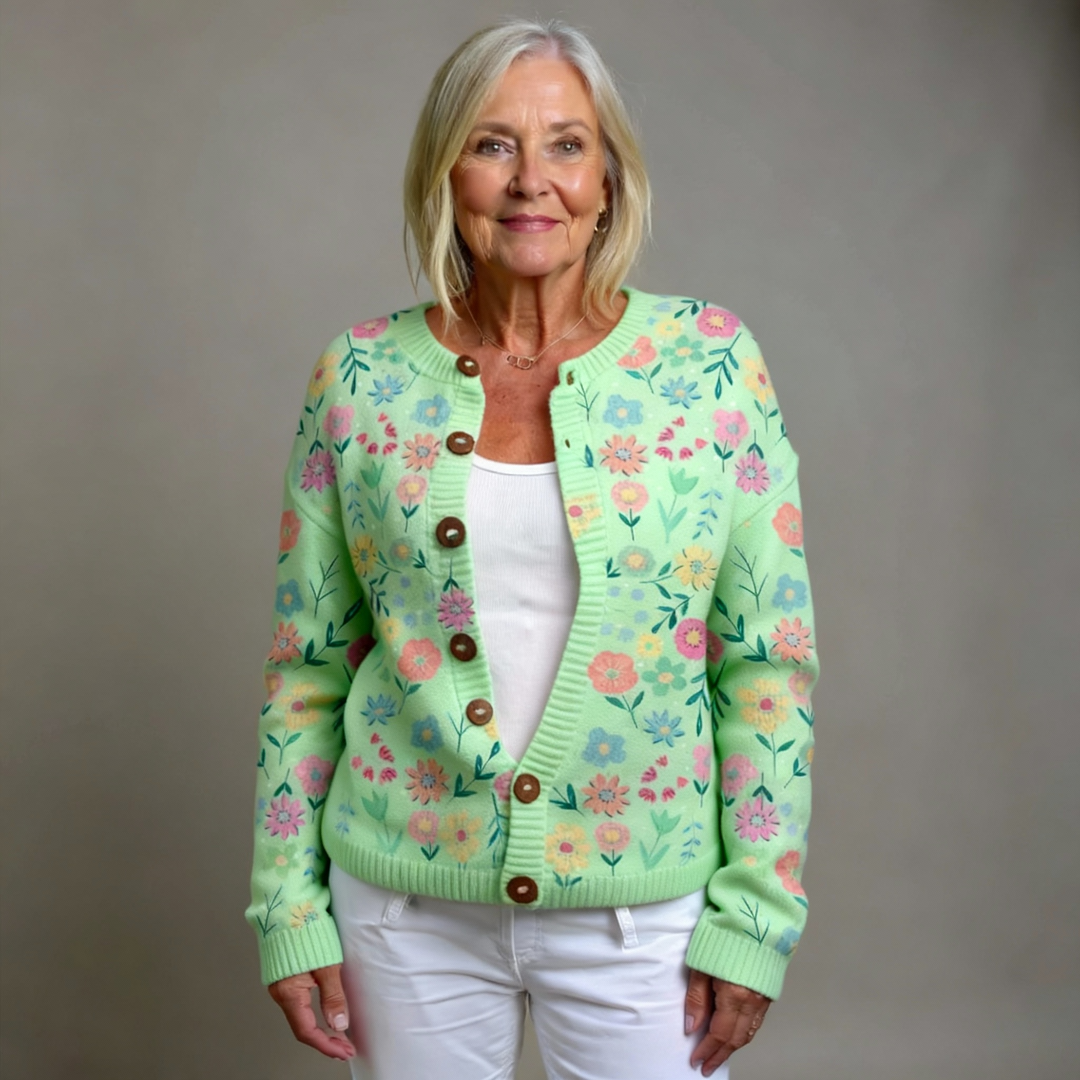 Aleah | Floral Design Cardigan